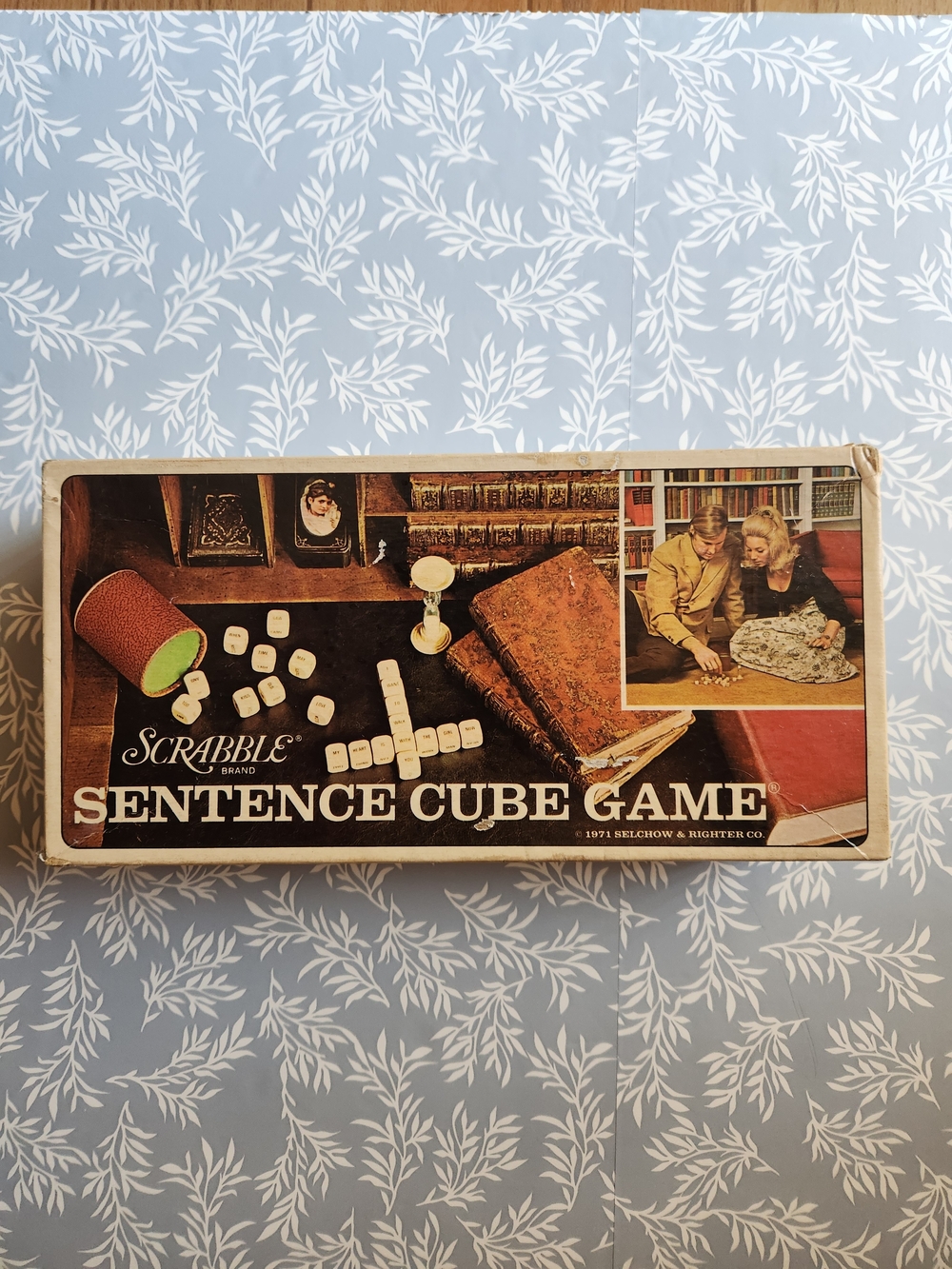 Vintage(1971)Scrabble Cube Game